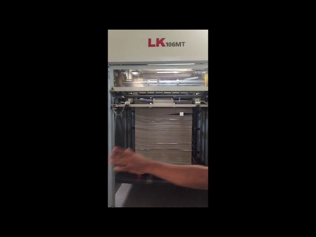 Automatic hot foil stamping die cutting machine Máquina automática para troquelado y estampado