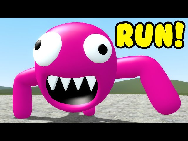 Can We Survive Scary Pink Monster?! (Garry's Mod)