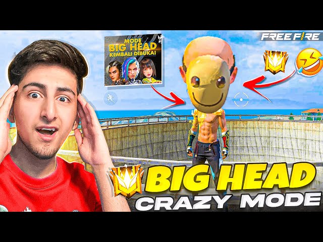 New Big Head Mode Is Crazy😱🤣Funny Mode - Free Fire India
