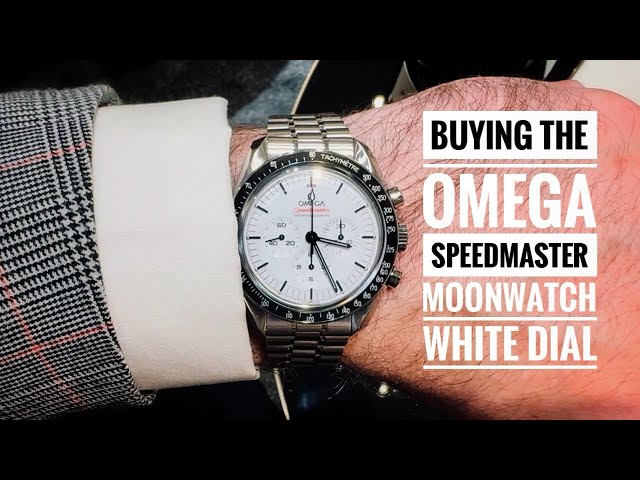 Buying the new OMEGA Speedmaster Moonwatch White Dial