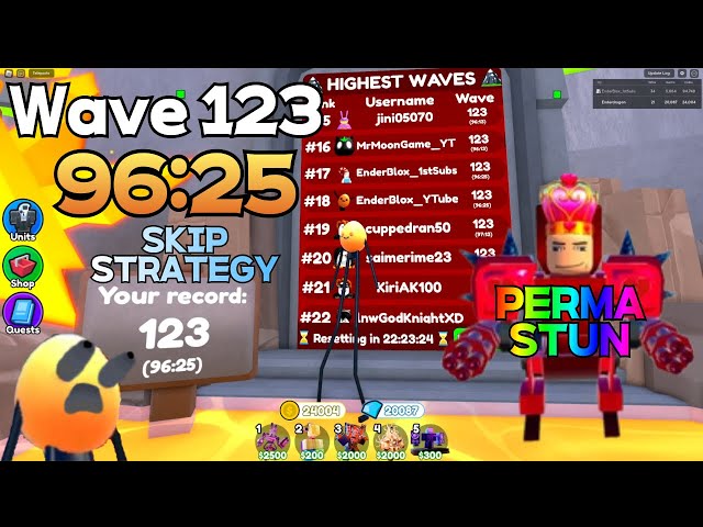 *IMPROVED* WAVE 123 in 96 MINUTES - SKIP STRATEGY ENDLESS Toilet Tower Defense