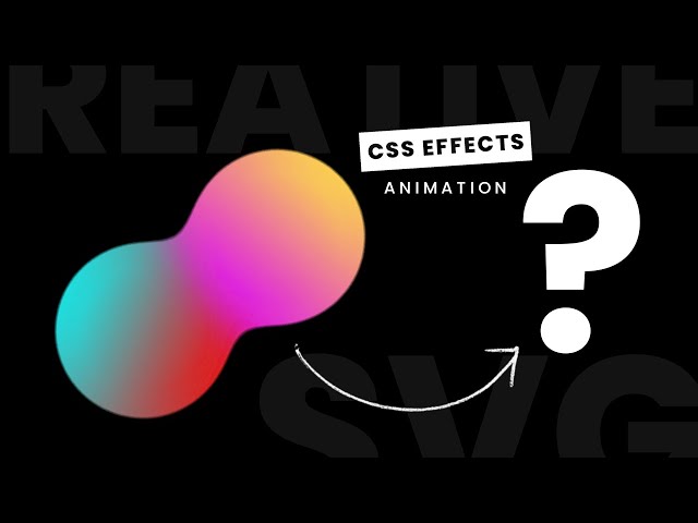 Create Gooey Effect with SVG Filter | CSS Animation Effects