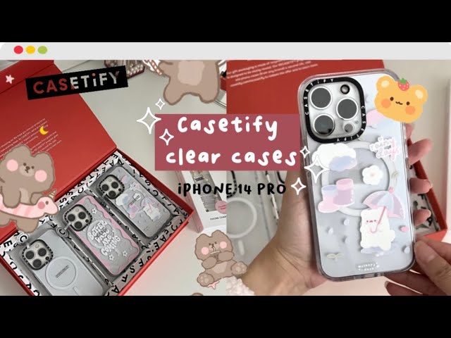 CASETiFY Clear Cases for iPhone 14 pro 💞✨ #casetify