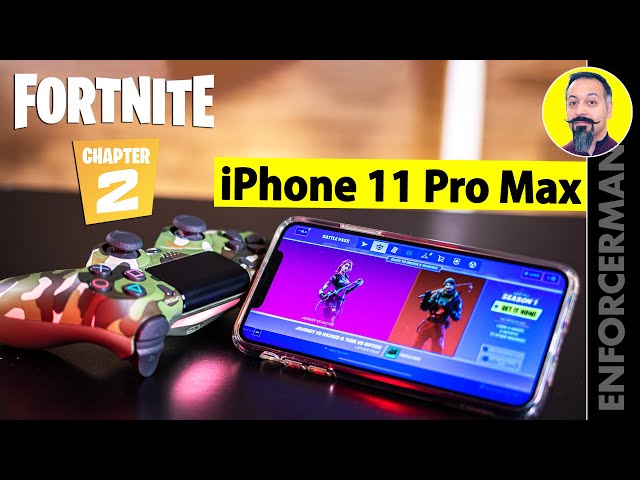 Fortnite Chapter 2 on iPhone 11 Pro Max with PS4 Controller (60 FPS) - Gameplay!