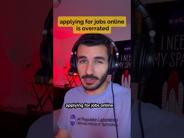 applying for jobs online is overrated