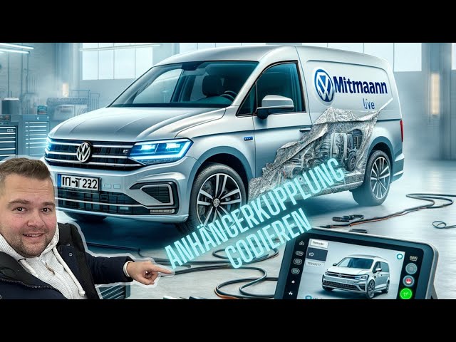 MittmannLive - VW Caddy 2021 mit ACC Anhängerkupplung Codieren - TOPDON Phoenix Max