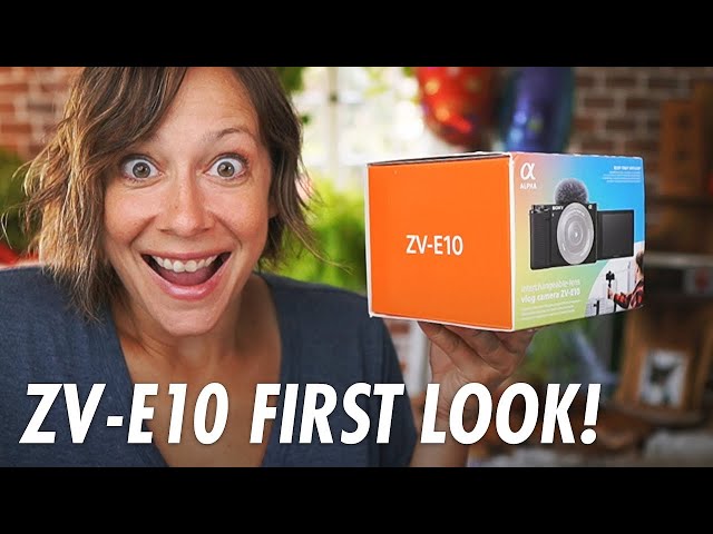Sony ZVE10 Hands on First Look - Best Live Streaming Camera???