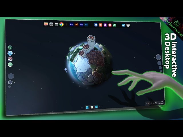 3D INTERACTIVE World - Windows 11 Desktop Setup - How to Customize Windows Like a Pro 2023