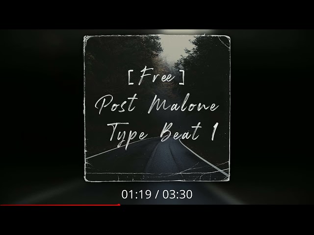 [FREE NON PROFIT] Post Malone Type Beat 1 - Dark Trap & R&B Type Beat (prod. Podolski)