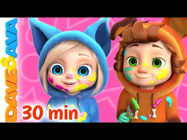 😁 Jack and Jill and More Nursery Rhymes | Happy Birthday Song | Baby Songs by Dave and Ava 😁
