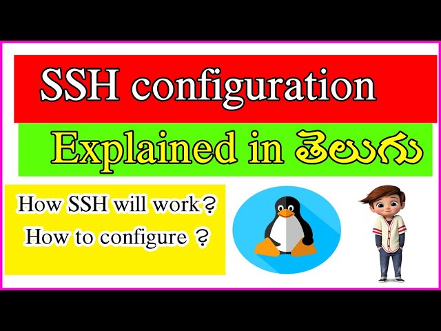 SSH Configuration on Linux/Unix in Telugu | Linux | Unix | Ubuntu | trips and tricks🔥