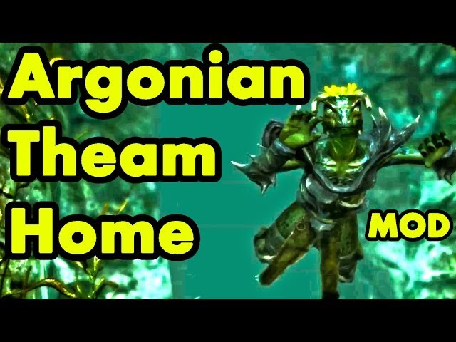 Skyrim Home Mod: Darkwater Den: Best Argonian Theme Cave House