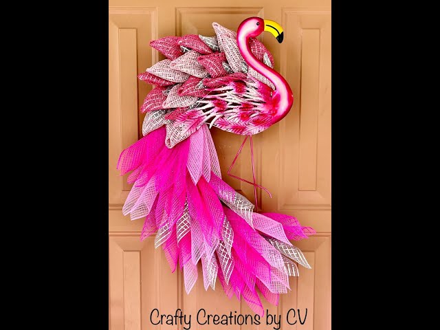 Flamingo Wreath Tutorial  Crafty Creations by CV Crafty Creations by CV webcam 00h 00m 01s 169ms Str
