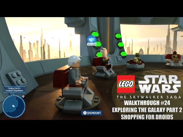 LEGO Star Wars The Skywalker Saga Walkthrough #24 Exploring The Galaxy Part 2 Shopping For Droids