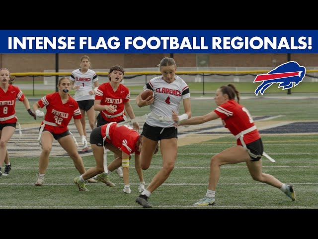 Intense Girls Flag Football New York State Regionals! | Buffalo Bills