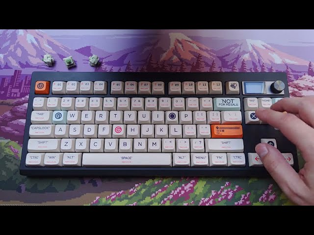 The SMOOTHEST switch in budget board? | Duhuk Lumia Matcha V4 | GMK87 | sound test