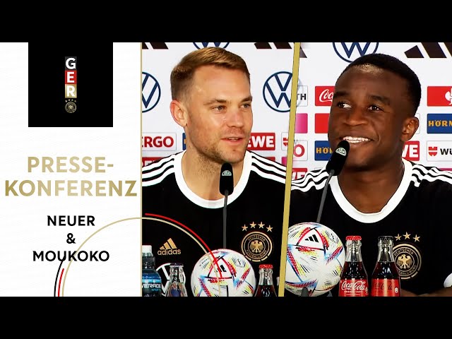 🎙️ Pressekonferenz mit Oliver Bierhoff, Manuel Neuer & Youssoufa Moukoko