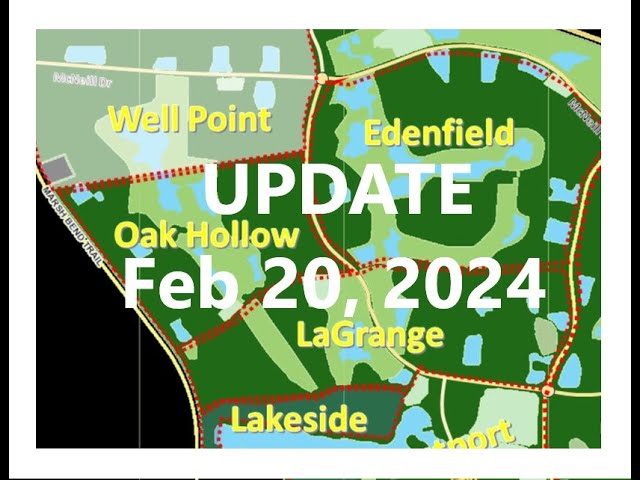 Well Point Oak Hollow and Edenfield Construction Update