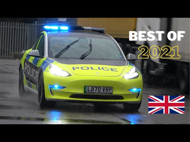 BEST OF POLICE 2021! - NEW TESLA, Unmarked cars responding & action!