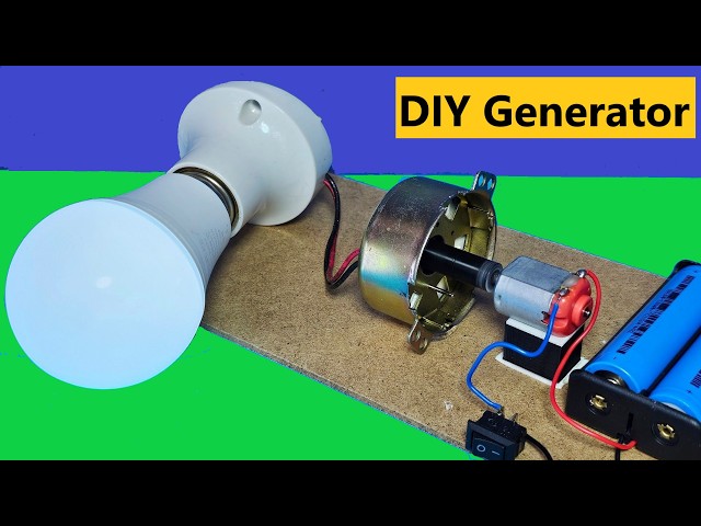 Home made Building a Generator - DIY Generator