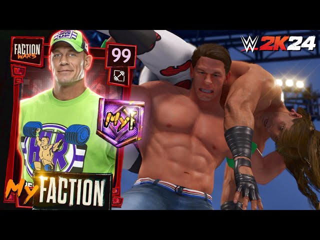 This Ruby John Cena is UNTOUCHABLE! - WWE 2K24 MyFaction RANKED Gameplay
