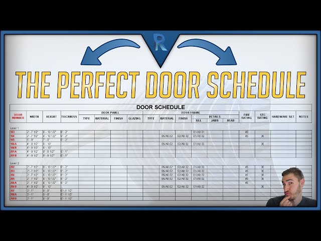 How to Create the Perfect Door Schedule | Revit