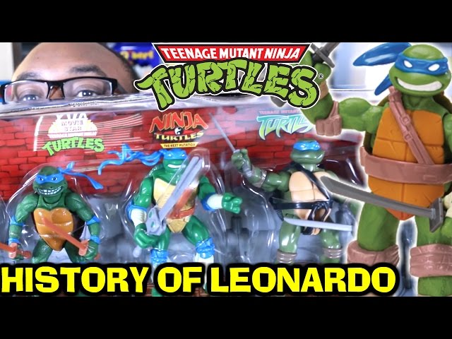 NINJA TURTLES History of Leonardo Toy Set Collection Review