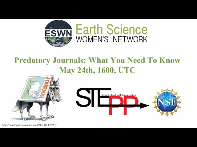 Predatory Journals: What You Need To Know (May 24th 2022, 4pm UTC)