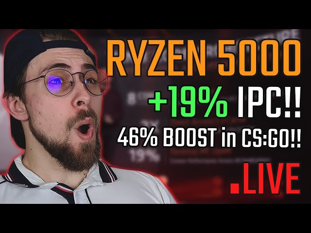 RYZEN 5000 Series, 19% IPC INCREASE! Let's Talk about it [LIVE]