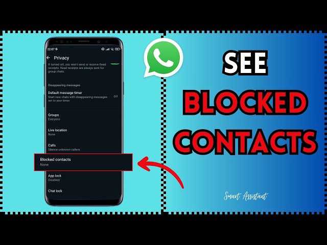 How to See Blocked Contacts on WhatsApp (2024)