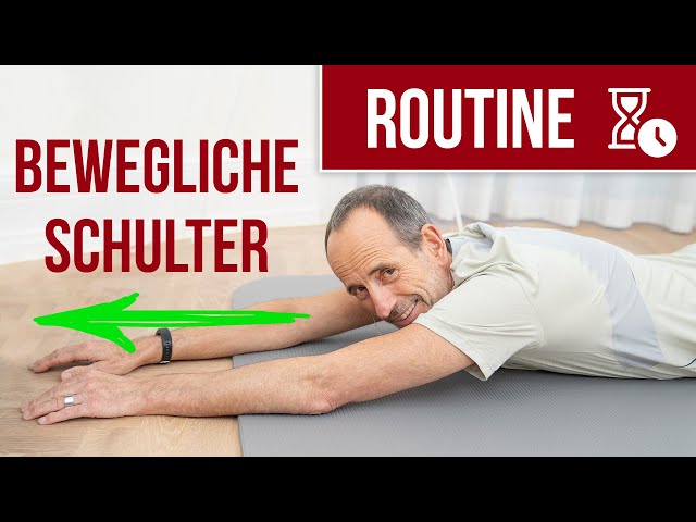 Schulterschmerzen effektiv behandeln ➡️ Mit dieser Schulter-Routine! (Übungen)