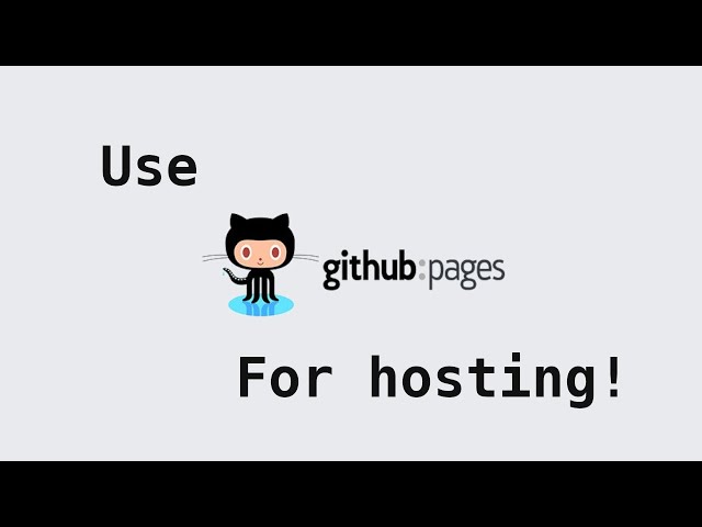 How to Host your Website for FREE on GitHub Pages!