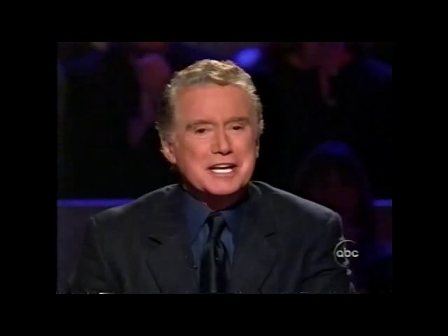 Who Wants to be a Millionaire November '99 series episode 16 -- 11/22/1999