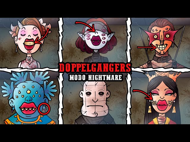 That's not my neighbor: Nightmare Mode | All DOPPELGANGERS #4