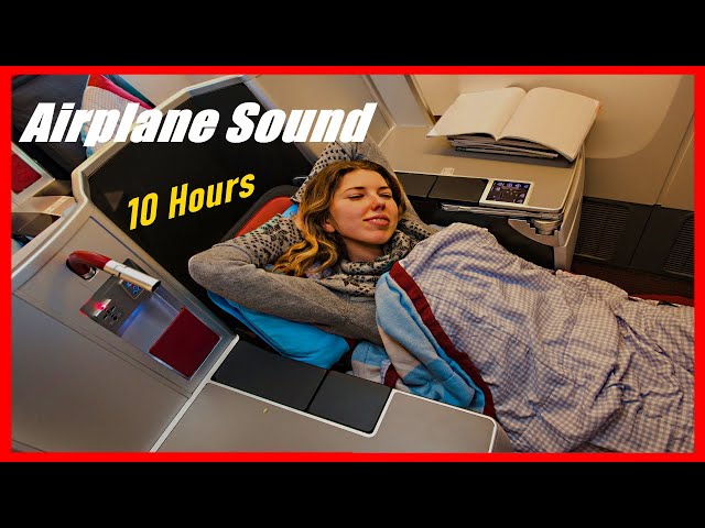 Airplane Sleep Sounds, 10 Hours White Noise, Concentration, Study,