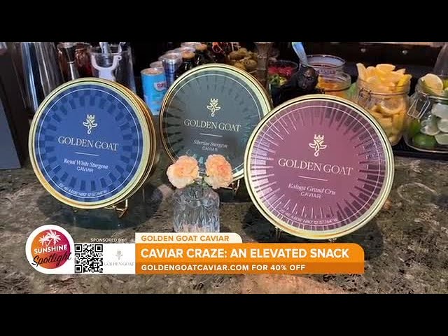 Sunshine Spotlight: Elevate your dinner party with Golden Goat Caviar