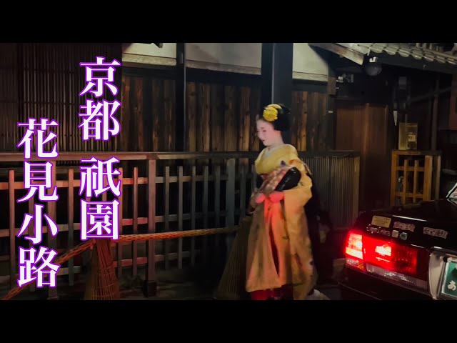 2023年11月5日 外国人観光客で賑わう夜の京都祇園を歩く Walking in Gion, Kyoto 【4K】