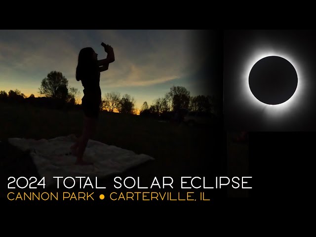 2024 Total Solar Eclipse - Cannon Park (Carterville, IL)