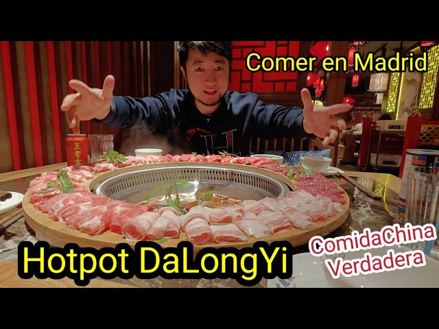 Hotpot tradicional en Madrid, comiendo la comida china verdadera con Masterchen