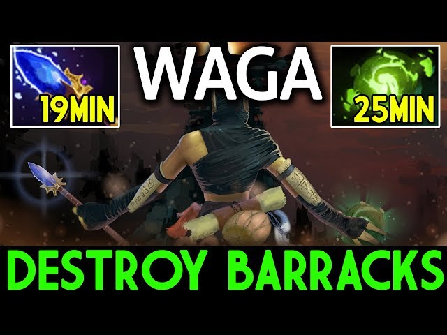 Wagamama Dota 2 [Shadow Shaman] Destroy Barracks Build