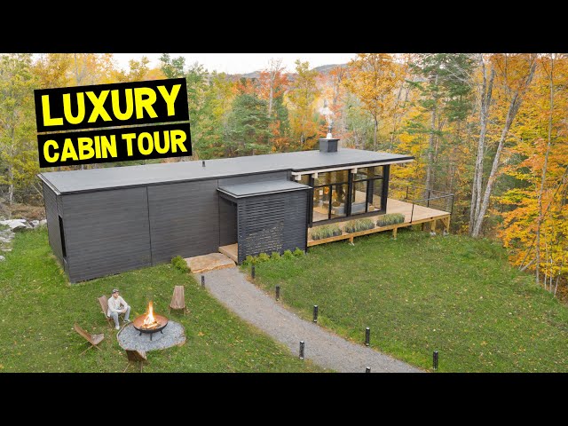 LUXURY MODERN SCANDINAVIAN CABIN w/ Hot Tub! (Full Airbnb Tour)