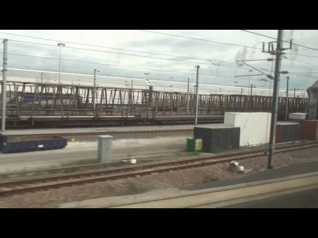 Fahrt durch den Eurotunnel von Folkestone nach Calais