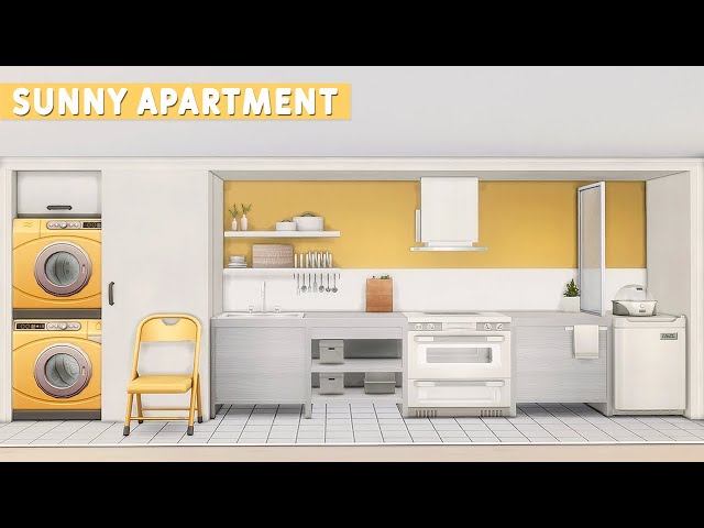 🌞Sunny Modern Apartment for a Happy Family (Stonestreet 4) | NoCC | Sims 4 Stop Motion