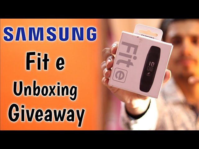 Samsung Galaxy Fit e Unboxing 2019 and Giveaway ¦ Samsung Galaxy Fit e Reviews hindi ¦ Samsung Watch