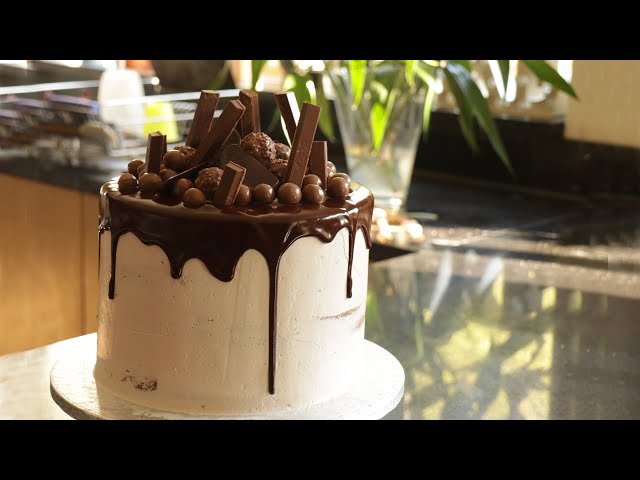 How to make a Birthday cake | Chocolate drip cake | Food with Chetna