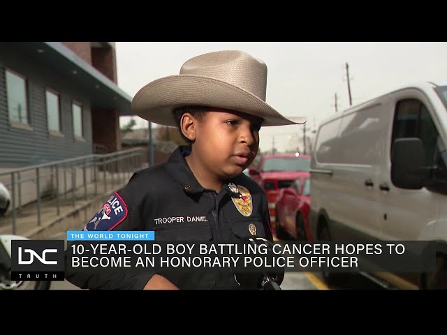 10-Year-Old Boy Battling Cancer Hopes To Become Honorary Officer