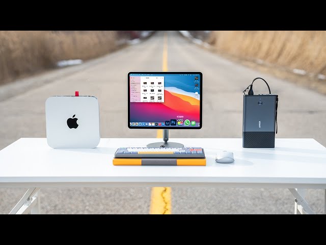 The Ultimate Mac Mini and iPad Pro Setup - Extremely Portable!