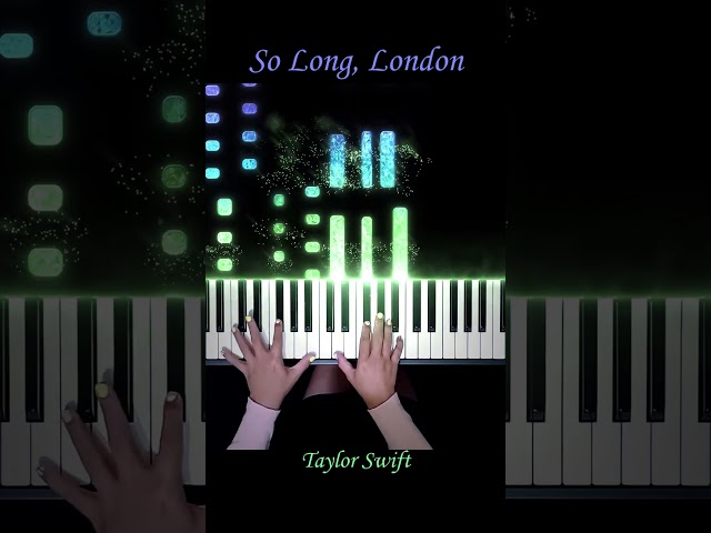 Taylor Swift - So Long, London Piano Cover #SoLongLondon #TaylorSwift #PianellaPianoShorts