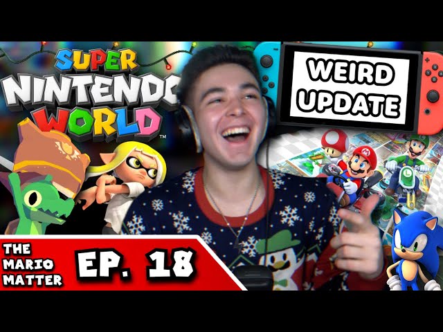WEIRDEST Nintendo Switch Update, Super Nintendo World, Splatoon 3, & more! | THE MARIO MATTER EP. 18