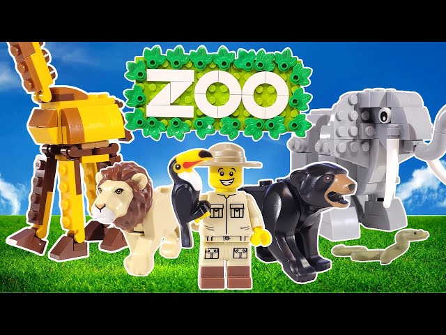 I Built a Huge Lego Zoo with Over 100 Animals